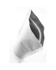Doypack ZIP bag matt white with valve