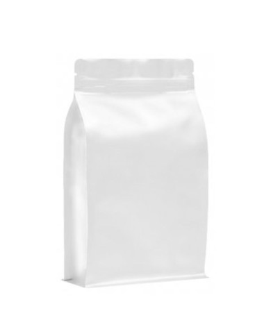 BP bag white matt with ZIP