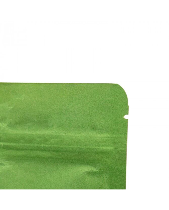 Doypack ZIP zelený kraft papier s okienkom
