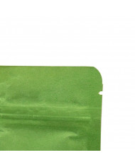 Doypack ZIP green kraft paper with window