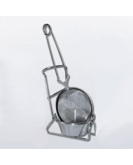 Tea strainer with pad