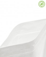 Doypack ZIP white kraft paper with window