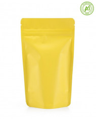 Doypack with ZIP yellow matte