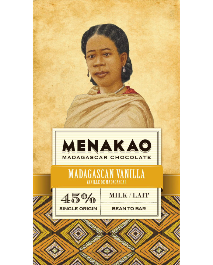 Menakao 45% Madagascan Vanilla Chocolate