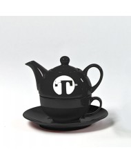 Tea set for one BLACK